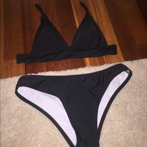 Black zaful bikini in small